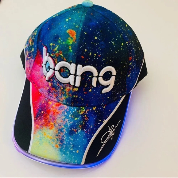 Nwot bang energy lighted hat and drawstring bag - Picture 3 of 6